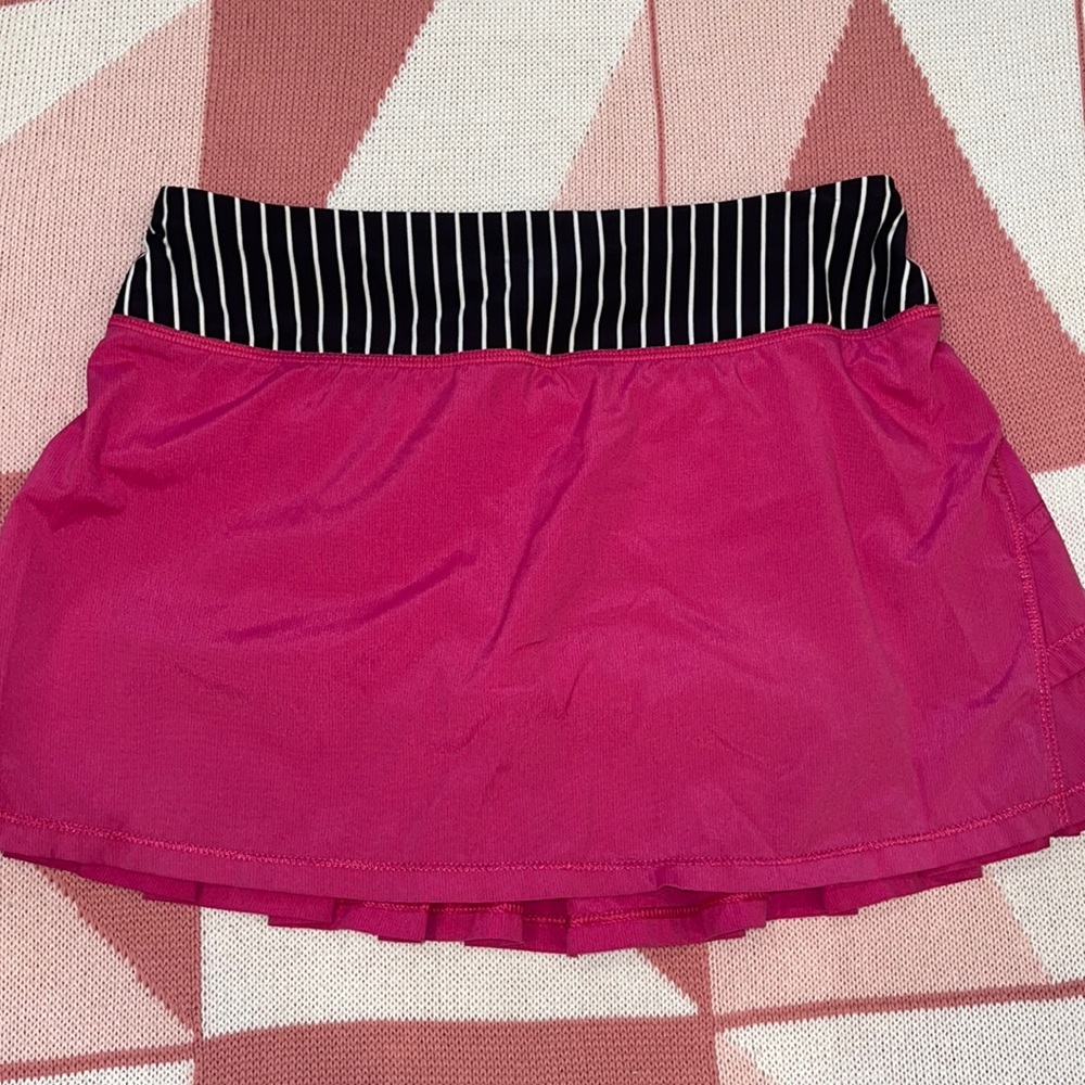 Ivivva pink pleated Set the Pace Skort size 12